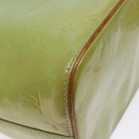 LOUIS VUITTON Monogram Vernis Houston Hand Bag Baby Blue M91005 LV Auth 141488 - Picture 5 of 16